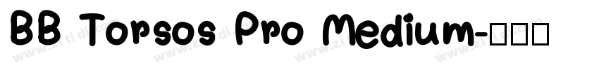 BB Torsos Pro Medium字体转换